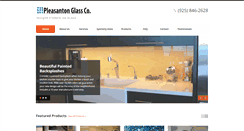 Desktop Screenshot of pleasantonglass.com